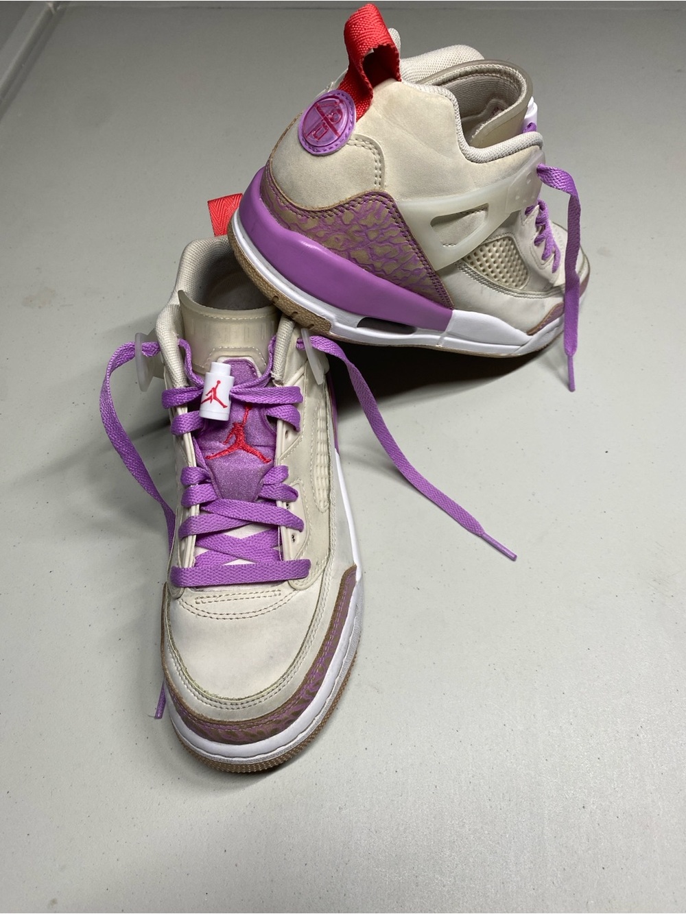 Rare Jordan Spizike Low GS 'Lola Bunny' Kids Sneakers Size 5Y=Women’s Size 6.5